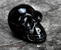 Preview: Hexenshop Dark Phönix  Kristall Schädel Minos aus Lamellen Obsidian